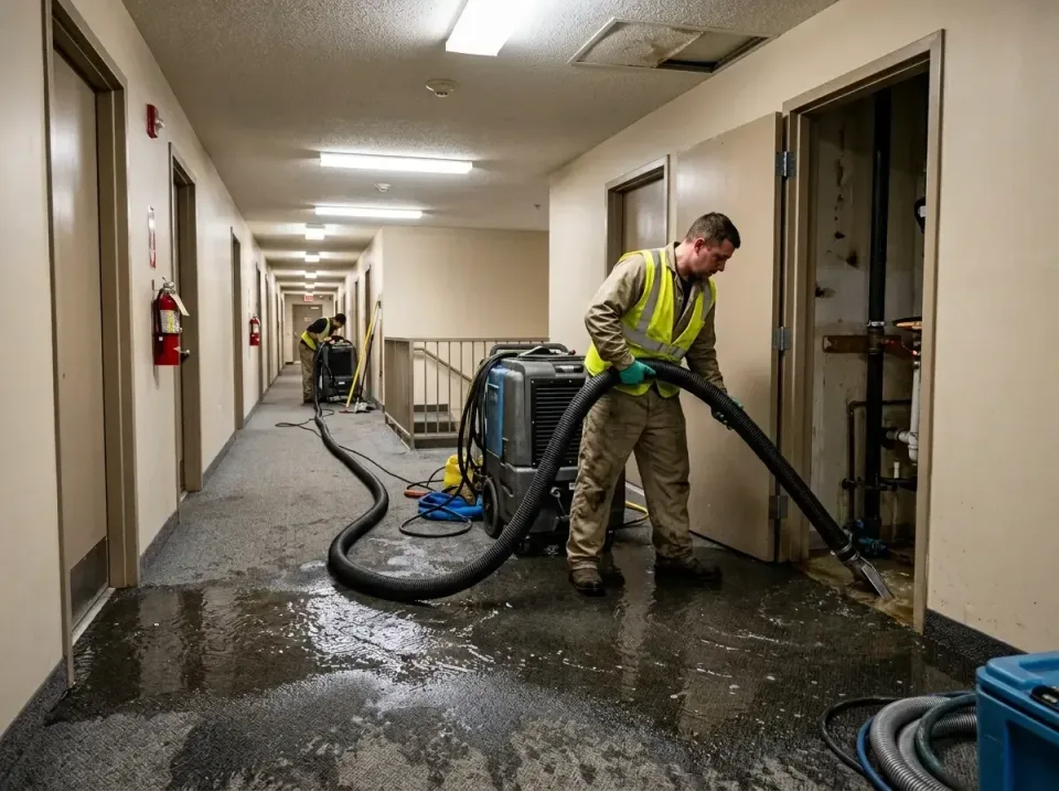 multi-unit-apartment-hallway-f-005 — frequently asked questions, Emergency Burst Pipe Water Extraction & Removal in Palos Ve…